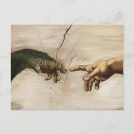 Noble Beasts - Creation of Apekind Vykort