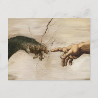 Noble Beasts - Creation of Apekind Vykort