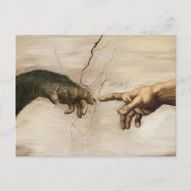 Noble Beasts - Creation of Apekind Vykort (Framsida)