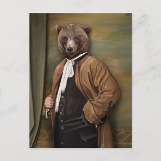 Noble Beasts - Dandy Bear Vykort