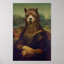 Noble Beasts - Mona Llama Poster