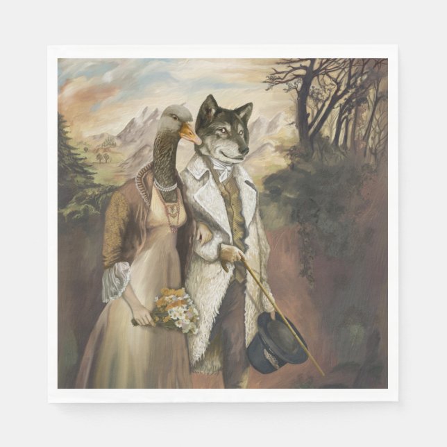 Noble Beasts - Wolf in Sheep's Clothing  Pappersservett (Framsidan)