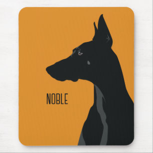 Noble Black Doberman Musmatta