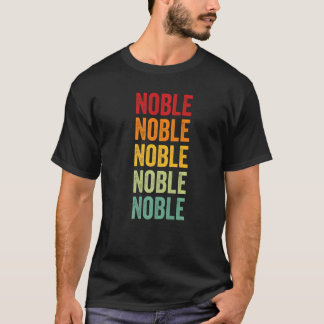 Noble County Oklahoma Rainbow Text T Shirt
