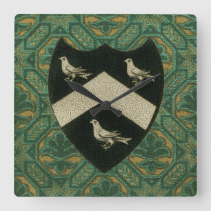 Noble Crest II Fyrkantig Klocka