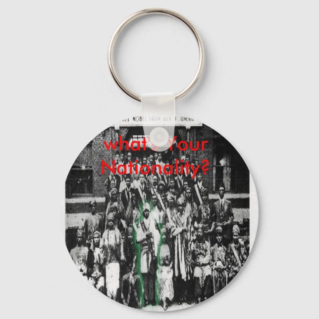 Noble Drew Ali Keychain Nyckelring (Framsida)