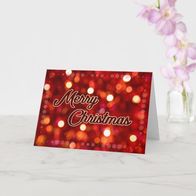 Noble God jul med en gnidig, rödhårig elegans Kort (Orkide)
