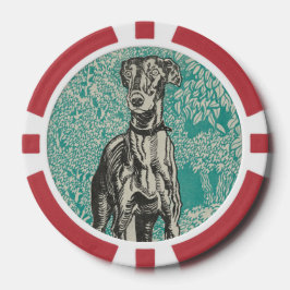 Noble Greyhound Design: Greyhound (1912) Poker Marker