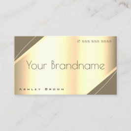 Noble Guld Effect Luxurious Stil Professionell Visitkort
