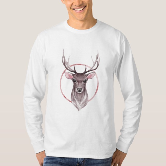 Noble hjort 2 tee (Framsida)
