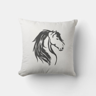 Noble Horse Head Kudde