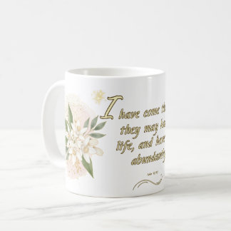 Noble Life Mug: 'John 10:10 Kaffemugg