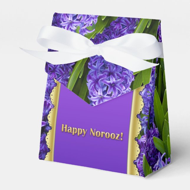 Noble Lycklig Noroz Hyacinths - Favoritbox Tält Presentaskar (Framsidan Sidan)