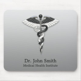 Noble Medical Elegant Black White Caduceus Classy Musmatta