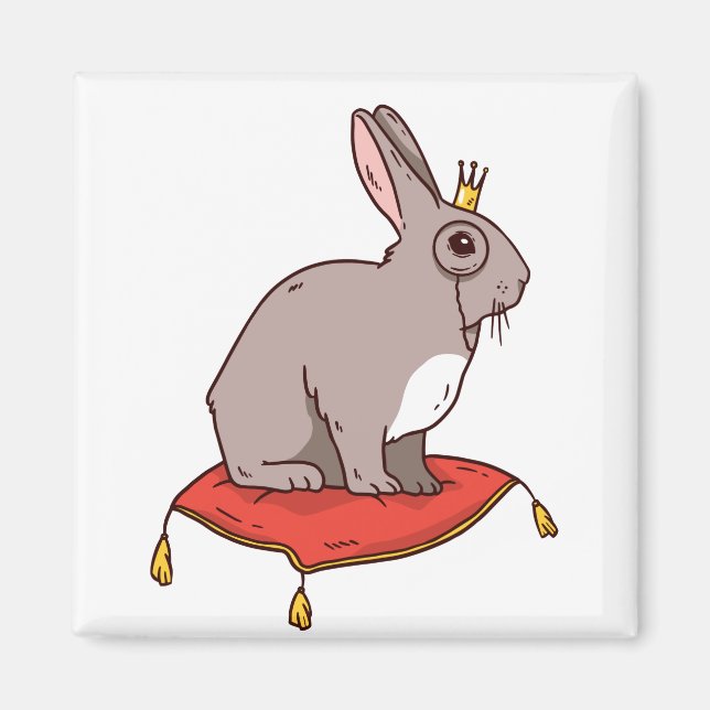 Noble Rabbit Magnet (Framsidan)