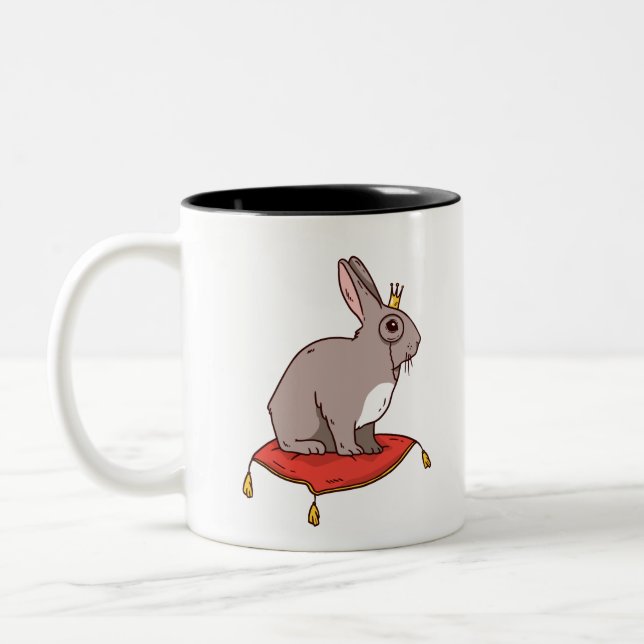 Noble Rabbit Två-Tonad Mugg (Vänster)