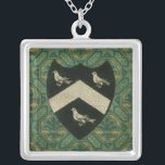 Noble Vapensköld II Silverpläterat Halsband<br><div class="desc">Heraldry</div>
