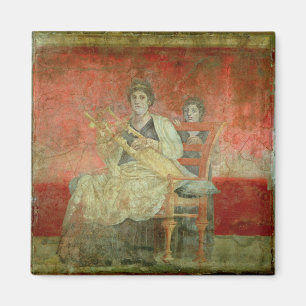 Noblewoman som leker en Cithera Magnet