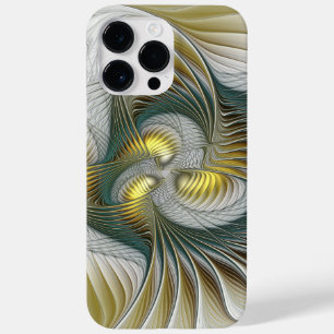 Nobly Golden Teal Abstrakt Fantasy Fractal Art