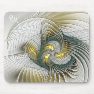 Nobly Golden Teal Abstrakt Fantasy Fractal Art Musmatta