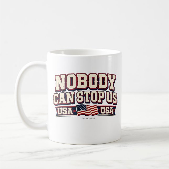 Nobody Can Stop Us - Mug Kaffemugg (Vänster)
