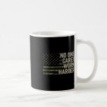 Nobody Cares Work Harder - Motivational Workout Gy Kaffemugg<br><div class="desc">Nobody Cares Work Harder - Motivational Workout Gym Camo</div>
