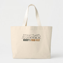 Nobody's Purr-fect Jumbo Tygkasse