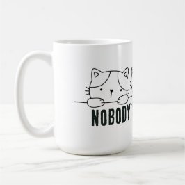 Nobody's Purr-fect Kaffemugg