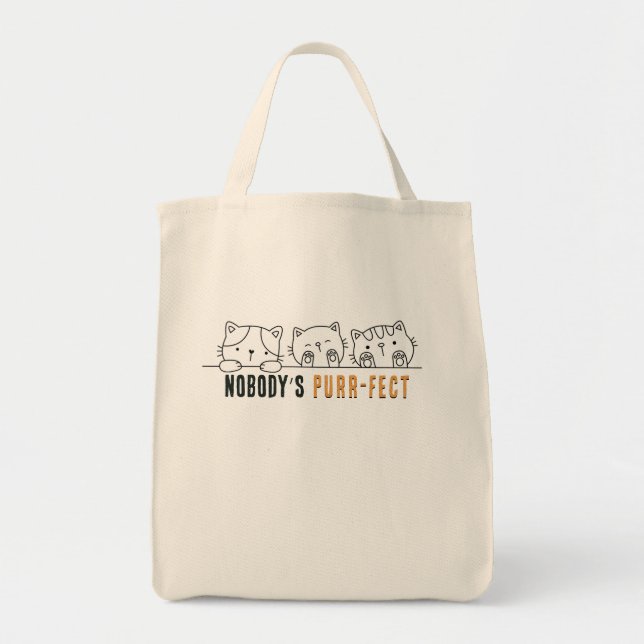 Nobody's Purr-fect Tygkasse (Framsidan)