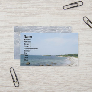 Nobska Beach-Affärskortet Visitkort