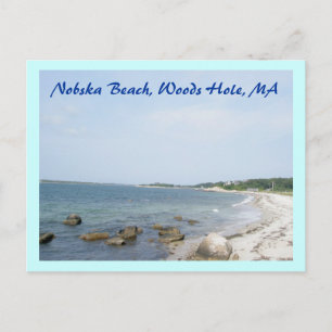 Nobska Beach Skogen Hål MORSA vykort