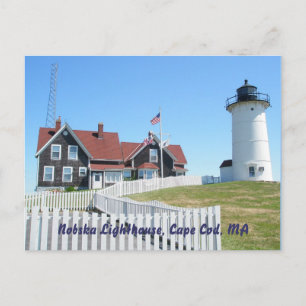 Nobska fyr Cape Cod MORSA vykort nr 2