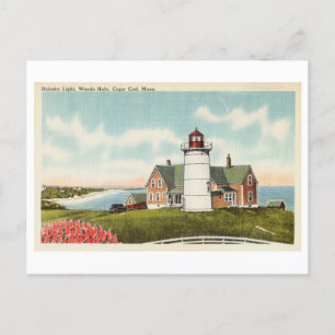 Nobska Light, Skogen Hål, Cape Cod, Massachusetts Vykort