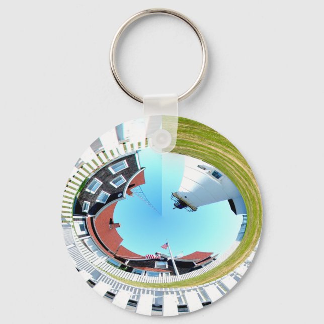 Nobska Lighthouse Keychain Nyckelring (Framsida)