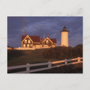 Nobska Lighthouse, Skogen Hål, Cape Cod Vykort