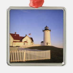 Nobska Lighthouse, Woods Hole, Massachusetts Julgransprydnad Metall