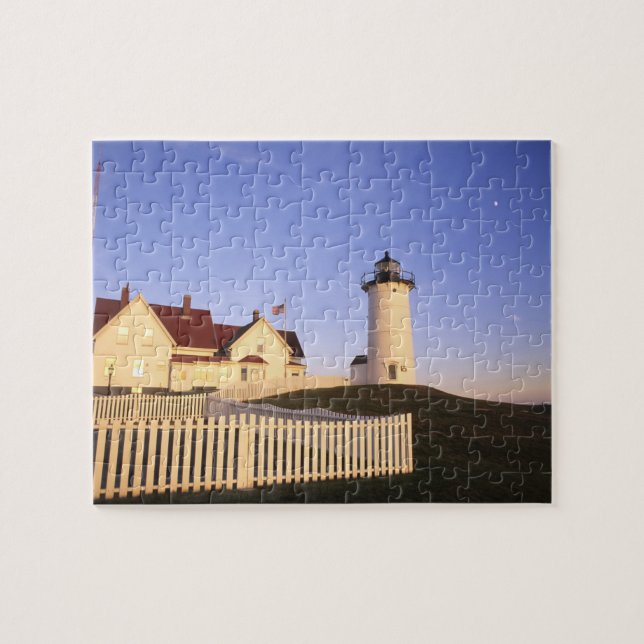 Nobska Lighthouse, Woods Hole, Massachusetts Pussel (Horisontell)