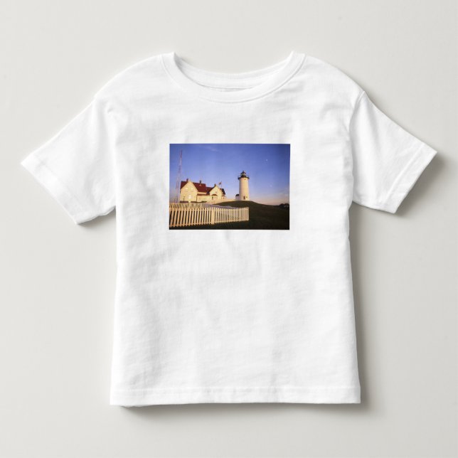 Nobska Lighthouse, Woods Hole, Massachusetts Tee Shirt (Framsida)
