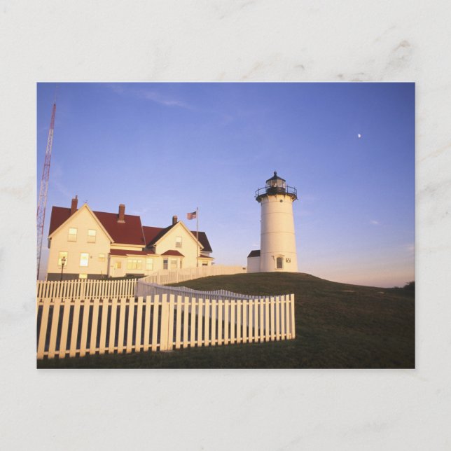 Nobska Lighthouse, Woods Hole, Massachusetts Vykort (Framsida)