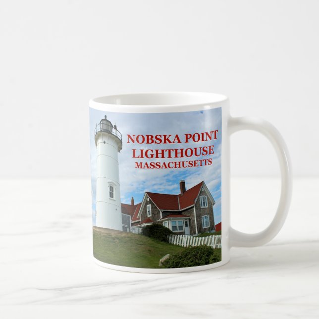 Nobska Point Lighthouse, Massachusetts Mugg (Höger)