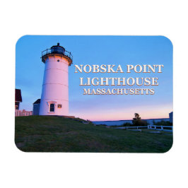 Nobska Point Lighthouse Massachusetts Photo Magnet