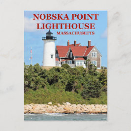 Nobska Point Lighthouse, Massachusetts Postcard Vykort