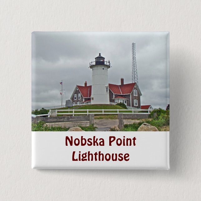Nobska Point Lighthouse-serien Knapp (Framsida)