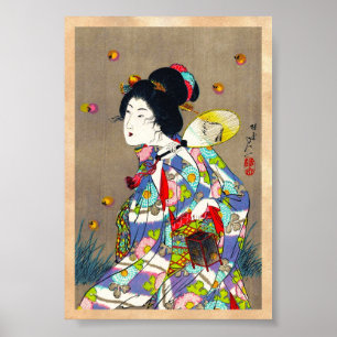 Nobukazu Yosai är för vackra Dam Kärlek Poster
