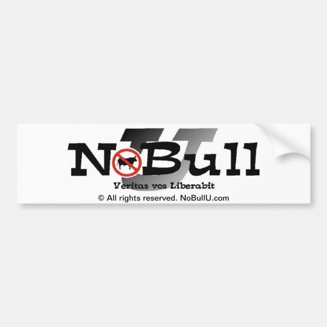 NoBullU Bildekal (Framsidan)