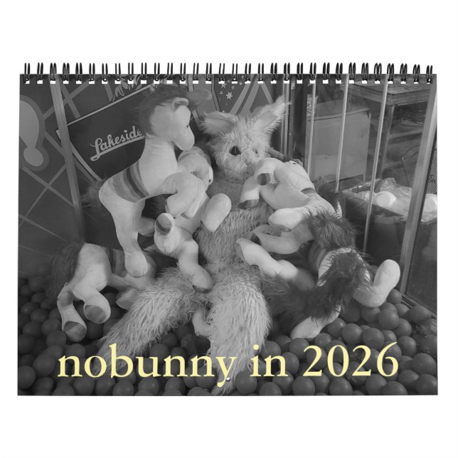 nobunny in 2026 calendar retrospective edition kalender (Omslag)
