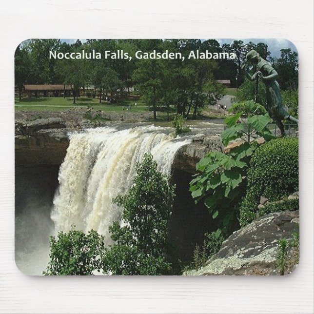 Noccalula Falls, Gadsden, Alabama Musmatta (Framsidan)