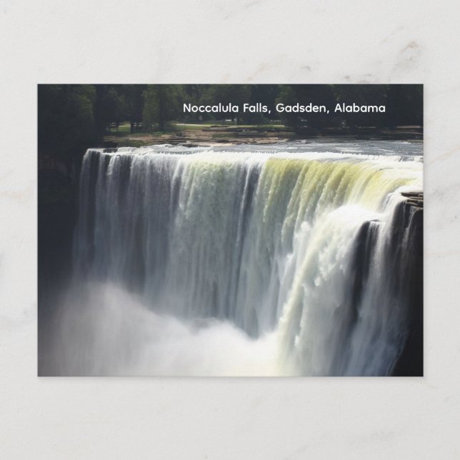 Noccalula Falls, Gadsden, Alabama Vykort (Framsida)
