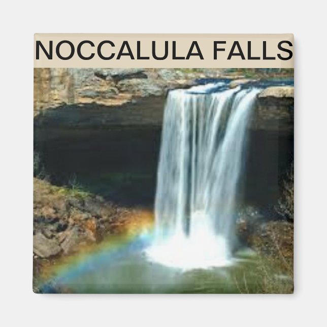 Noccolula Falls på ett kvadratiskt magnet (Framsidan)