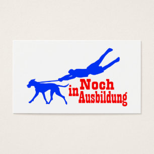 Noch in Ausbildung Visitkort
